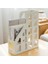 1 Adet Masaüstü Dosya Organizatör Tutucu Ayakta Dosya Kitap Kağıtları Organizatör Tutucu ile Lable Pencere ile Ideal Ev Dosya Dolabı | Bookends (Yurt Dışından) 3