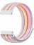 Huawei Watch Gt Uyumlu Dokuma Kordon Pembe Çizgili 1