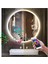 Dnr-Mirror 70 cm Bluetoothlu Buğu Yapmayan Makyaj Aynalı Kumlamalı Beyaz Ledli Yuvarlak Banyo Aynası 3