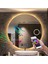 45 Cm Bluetoothlu Buğu Yapmayan Makyaj Aynalı Günışığı Ledli Yuvarlak Banyo Aynası 3