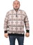 Sweatshirt Oduncu Polo Yaka Fermuarlı 22220-KAHVERENGİ 1