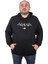 Büyük Beden Erkek Sweat Kapüsonlu Tokyo 22702-SIYAH 1