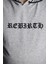 Büyük Beden Sweatshirt Kapşonlu Rebirth 22701-GRI 2
