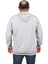 Büyük Beden Sweatshirt Kapşonlu Rebirth 22701-GRI 3