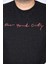 Büyük Beden Sweat New York City 22704-SIYAH 2