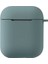 Apple Airpods Için Standart Askılı Silikon Kılıf Yeşil 1