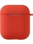Apple Airpods Için Standart Askılı Silikon Kılıf Turuncu 1