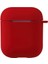 Apple Airpods Için Standart Askılı Silikon Kılıf Kırmızı 1