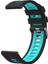 Samsung Galaxy Watch Active 2 44 mm (22 Mm) Için 2 Renkli Kademeli Silikon Kordon-Kayış Krd-55 1