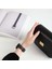 Apple Watch 7 41 mm Için Metal Uçlu Deri Kordon-Kayış Krd-53 4