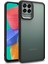 Samsung Galaxy M33 Kılıf Silikon Kenarlı Arkası Şeffaf Renkli Flora Kapak 1
