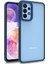 Samsung Galaxy A23 Kılıf Silikon Kenarlı Arkası Şeffaf Flora Kapak 1