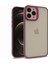 Apple iPhone 12 Pro Max Kılıf Silikon Kenarlı Renkli Arkası Şeffaf Flora Kapak 1
