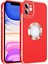 Apple iPhone 11 Kılıf Kamera Korumalı Renkli Logo Açık Tasarım Kongo Kapak 1