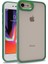 Apple iPhone 8 Kılıf Silikon Kenarlı Renkli Flora Kapak 1