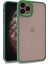 Apple iPhone 11 Pro Max Kılıf Silikon Kenarlı Arkası Şeffa Renkli Flora Sert Kapak 1