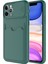 Apple Iphone 11 Pro Max Kılıf Kartlıklı Kamera Korumalı Sürgülü Kartix Silikon 1