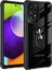 Samsung Galaxy A72 Kılıf Silikon Kenarlı Yüzüklü Manyetik Mola Kapak 1