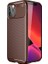 Apple Iphone 12 Pro Max Kılıf Karbon Desenli Lux Negro Silikon 1