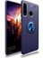 Huawei Y6P Kılıf Yüzüklü Manyetik Ravel Silikon 1