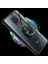 Xiaomi Redmi Note 9 Pro Kılıf Renkli Silikon Kenarlı Yüzüklü Manyetik Mola Kapak 4