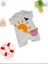 Babybonta Bebek Tulum Güneş Bulut Baskılı 3-9 Ay 2