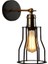 Loft Amerikan Demir Abajur Duvar Lambası Vintage Kafes Guard Aplik Loft Aydınlatma Armatürü Modern Kapalı Aydınlatma Duvar Lambaları B-Style (Yurt Dışından) 1