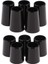 10 Paket .370/.335 Siyah Golf Ferrules Irons Için Ahşap Şaftlar Kulüp Aksesuarları Açıklandığı Gibi 4