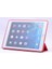 Apple Ipad Mini-Mini 2-Mini 3 Kılıf Kapaklı Standlı Uyku Modlu Sert Smart Case Kırmızı 2
