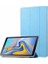Samsung Galaxy Tab A 10.5 Inç T590 Kılıf Standlı Kapaklı Arkası Şeffaf Sert Smart Case Siyah 1