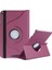 Samsung Galaxy Tab A 7 Inç T280 Kılıf Dönerli Standlı Kapaklı Suni Deri Mor 1