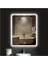 80x120 Cm Dokunmatik Beyaz Ledli Dikdörtgen Banyo Aynası 3