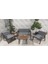 Bahçe Mobilyası 2+1+1+Masa Vienn Bahçe Takımı Metal Sehpalı Balkon Takımı Çay Seti VG-0011 1