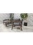 Bahçe Mobilyası 2+1+1+Masa Vienn Bahçe Takımı Metal Sehpalı Balkon Takımı Çay Seti VG-0011 2