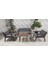 Bahçe Mobilyası 2+1+1+Masa Vienn Bahçe Takımı Metal Sehpalı Balkon Takımı Çay Seti VG-0011 3