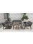 Bahçe Mobilyası 2+1+1+Masa Vienn Bahçe Takımı Metal Sehpalı Balkon Takımı Çay Seti VG-0011 4