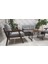 Bahçe Mobilyası 2+1+1 Vienn Bahçe Takımı Metal Sehpalı Balkon Takımı Çay Seti VG-0012 1