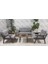 Bahçe Mobilyası 2+1+1 Vienn Bahçe Takımı Metal Sehpalı Balkon Takımı Çay Seti VG-0012 3