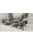 Bahçe Mobilyası 2+1+1 Vienn Bahçe Takımı Metal Sehpalı Balkon Takımı Çay Seti VG-0012 4