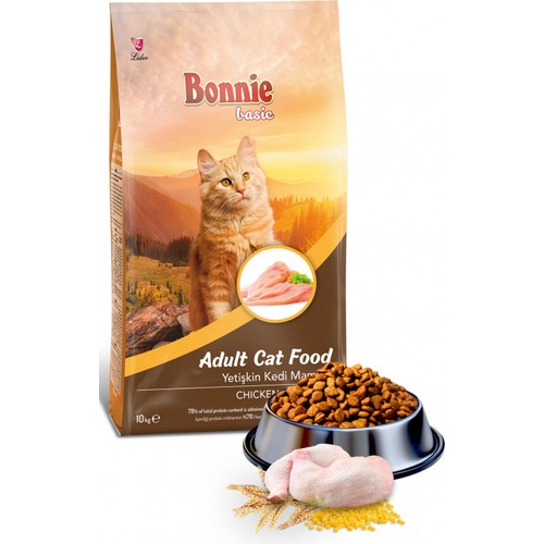 Bonnie Chicken Tavuklu Yetişkin Kedi Maması 10 kg