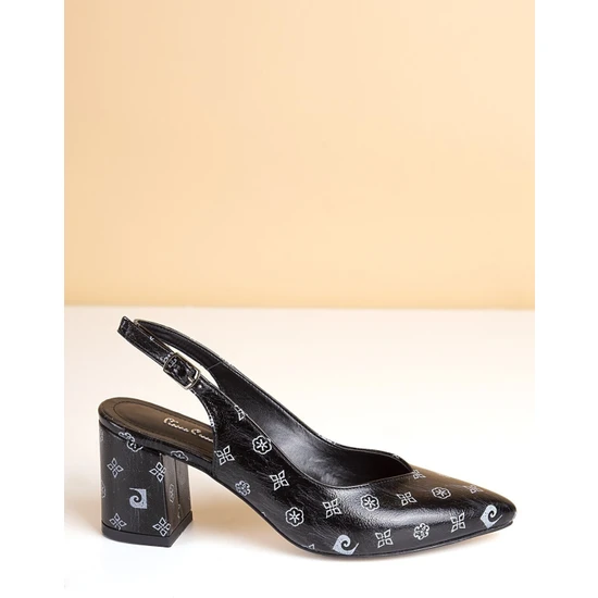 Pierre Cardin Kadın Siyah Topuklu Ayakkabı