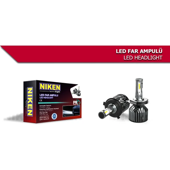 Niken Pro Serisi H4 LED Xenon Far Ampul
