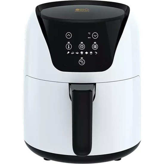 Silencare 5l Akıllı Airfryer Fritöz - Beyaz