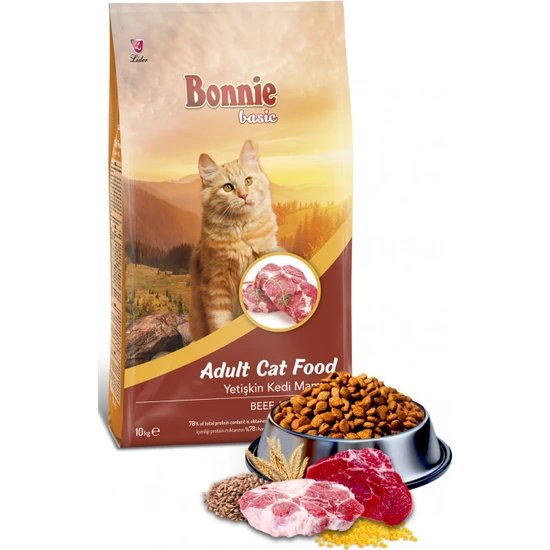 Bonnie Dana Etli Yetişkin Kedi Maması 10 kg
