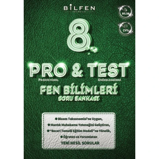 Bilfen Yayınları 8. Sınıf Pro&Test Fen Bilimleri Soru Bankası