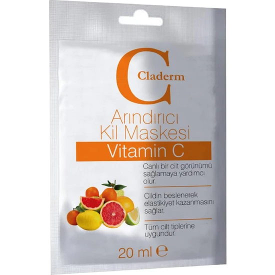 Claderm Kil Maskesi 20 ml Sachet – C Vitamin