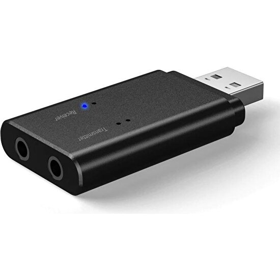 Profisher USB Bt V4.2 Stereo Müzik Ses Verici Alıcı Adaptörü Aux 3.5mm Avrcp