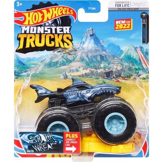 Hot Wheels Monster Trucks 1:64 Arabalar Shark Wreak HCP69