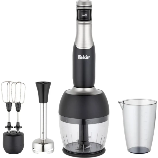 Fakir Speed Lucca Blender Seti Black & Silver