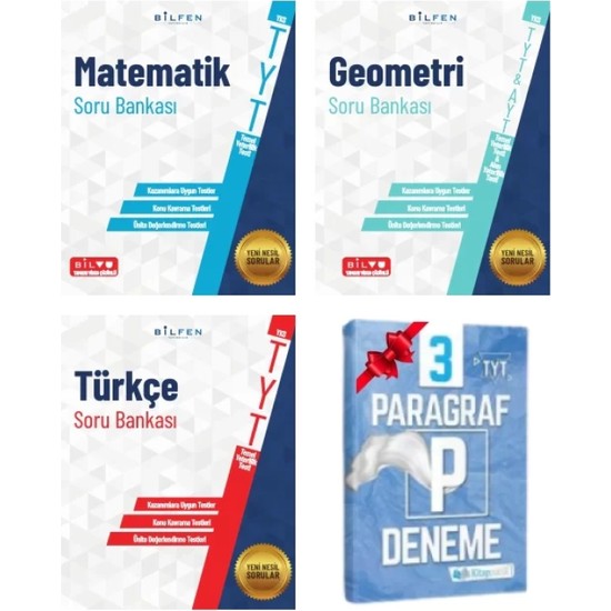 Bilfen Yayınları TYT Matematik Türkçe Ve TYT-AYT Geometri Kitabı